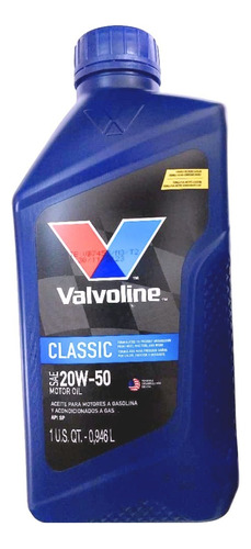 Aceite 20w50 Mineral - Valvoline