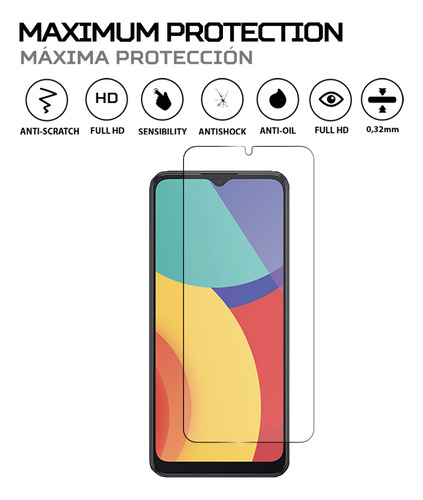 Protector Mica Pantalla Para Alcatel 1v 2021