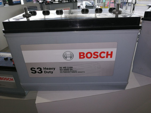 Imagen 1 de 1 de Batería Bosch S3 31h(heavy Duty) 17 Placas 102 Amp Trailers