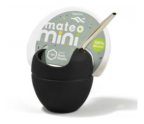 Mate Mateo Mini Silicona Con Bombilla Ttt