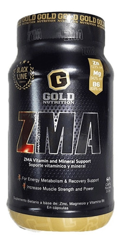 Imagen 2 de 9 de Zma Gold Nutrition Zinc Magnesio Precursor De Testosterona Sabor Na