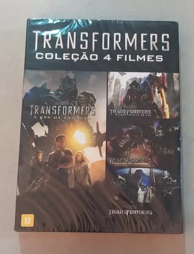 Coleção Dvd Transformers 5 Filmes Original Lacrado De Fáb