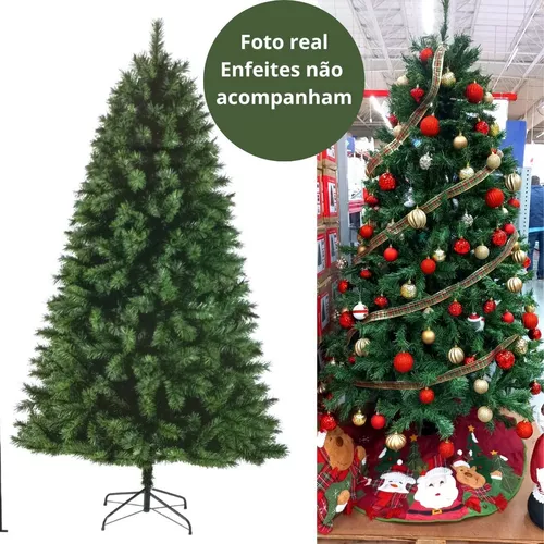 Árvore De Natal Grande Artificial 1,8 Cm De Altura Cheia