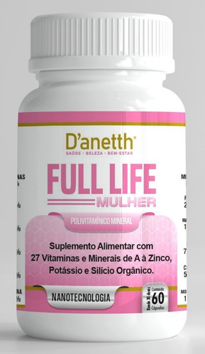 Full Life - Mulher - Suplemento Alimentar Nanotecnológico Sabor Neutro