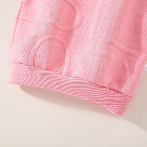Conjunto De Rosa Sudadera Cálido Y Cómodo Para Bebé 1-4 Años Rosa 18-24 M