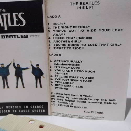 The Beatles Help! Cassette Socorro!! (Usado)