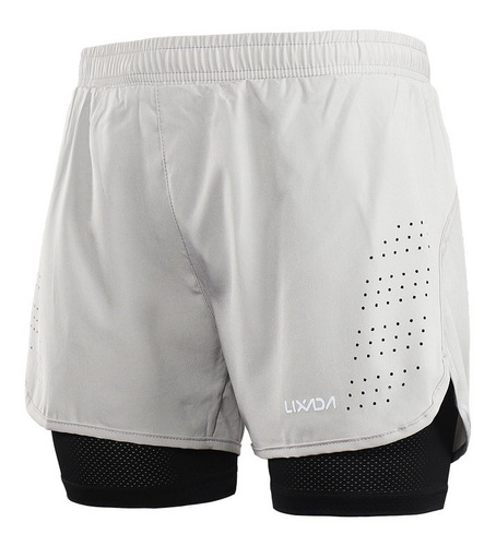 Lixada - Pantalones Cortos Para Correr 2 En 1 (secado Rápido