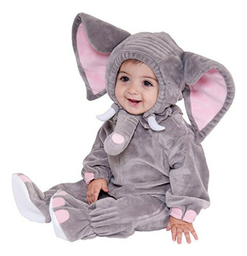 Disfraz De Elefante Cuddlee De Peluche De Baby Boy Para El