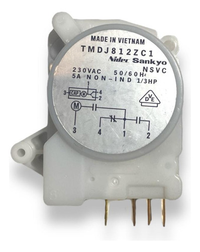 Timer Defrost Para Heladera Electrolux Df35 Df36 Df37 Df40