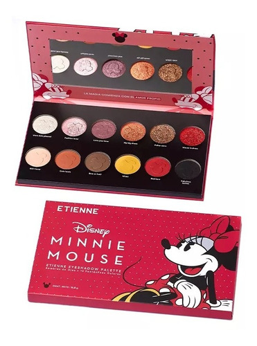 Etienne Expert Sombras Minnie Mouse 12tonos Edición Limitada