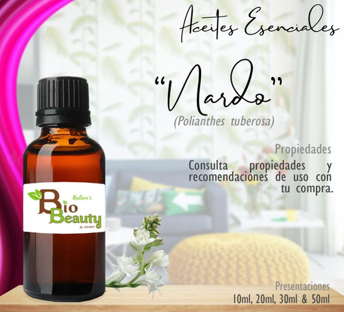 Aceite Esencial Nardo 10ml Aromaterapia