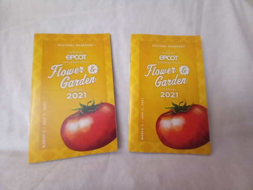 Dos Guías Del Flower & Garden Festival Epcot Center 2021