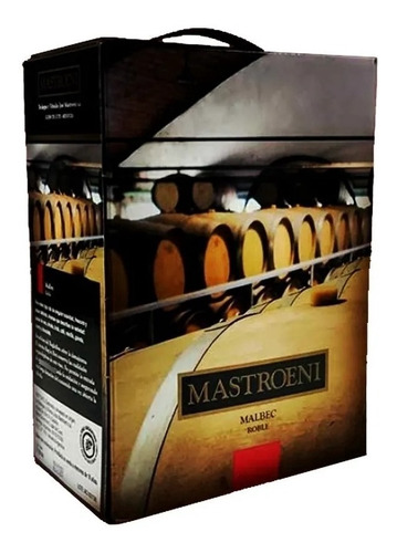 Vino Mastroeni Cabernet Bag In Box 3 Litros Caja X 2 Unidade