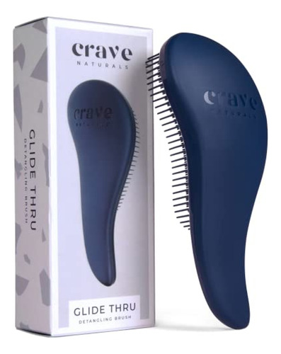 Cepillo Desenredante Para El Cabello Crave Naturals Glide Th