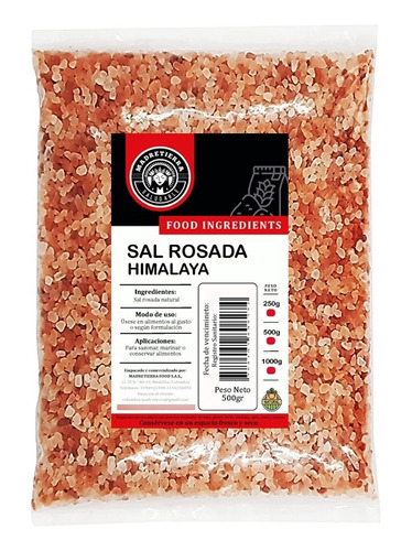 Sal Rosada Himalaya Cristal Grueso X500gr - g a $26