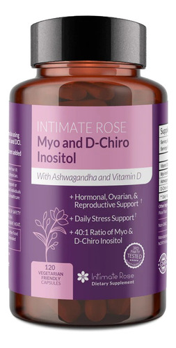 Myo-inositol 40:1 , 120 Capsulas + Aswagandha & Vitamina D