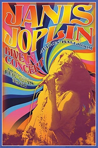Janis Joplin Concert Póster  (24 x 36) Buyartforless