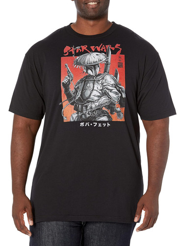 Star Wars & Tall Visions Fett Up - Camiseta De Manga Corta P