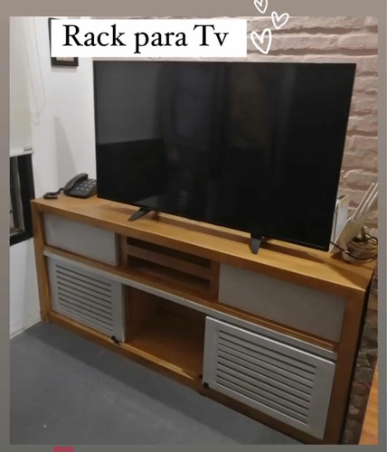 Rack Para Tv Estantería Madera