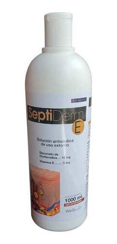 Septiderm Solucion Antiseptica Clorhexidina Vitamina E 1 Lto