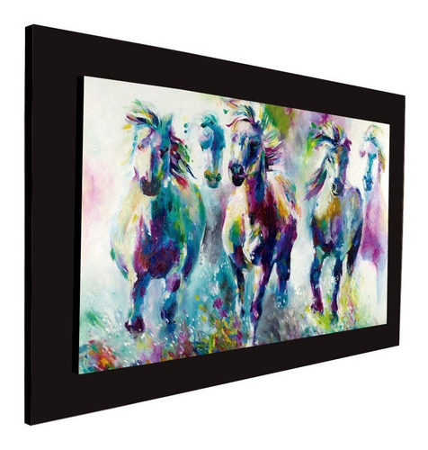 Cuadro 60x40cms Tipo Oleo Caballo4 Decorativo+envío Gratis