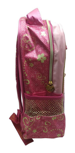 Imagem 2 de 4 de Mochila Infantil Escolar Feminina Princesa Yris Rosa Média