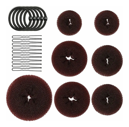 Donas Para Cabello Mágico Espuma Traje 22 Pzs Con Horquilla