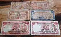 Comprar Lote Billetes Pesos Uruguayos (1 Peso 50 Pesos Y 100 Pesos)