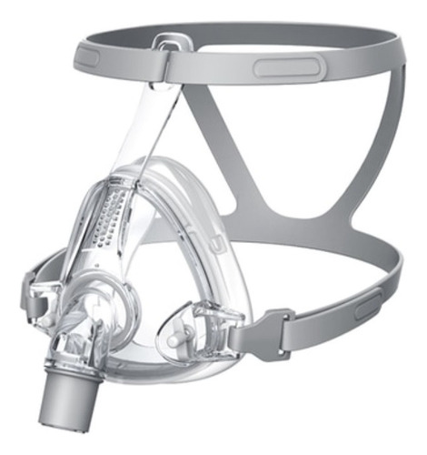 Imagen 2 de 7 de Mascara Cpap Buconasal Facial Bmc + Manguera 1,8 Mt Oronasal