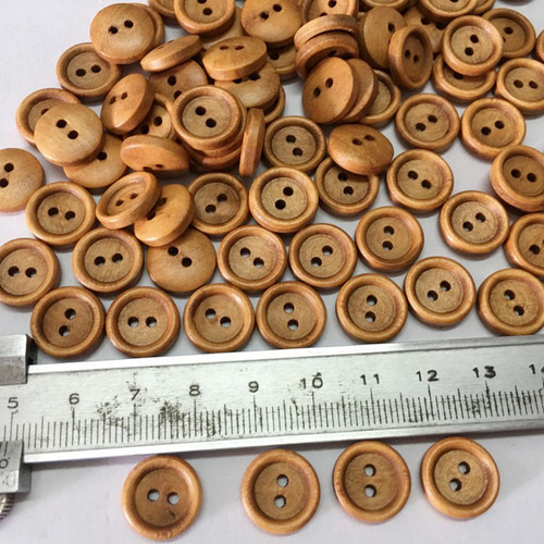 100 Piezas De Botones De Mixtos Color 13 Mm 15 Mm 2 Agujeros