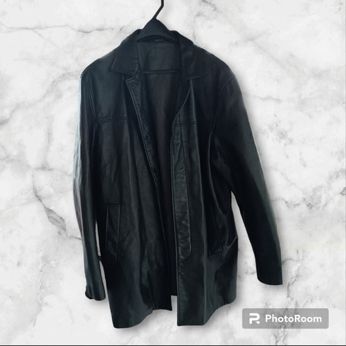 Chaqueta De Caballero Cuero Genuino Banana Republic (Usado)