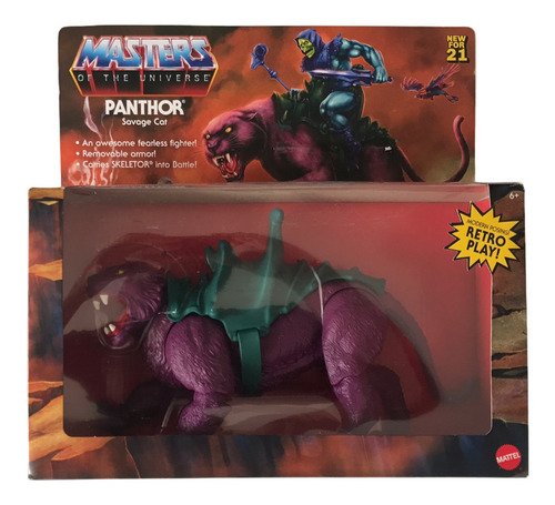 Panthor Savage Battle Cat Motu Origins Retro He-man Masters (Usado)