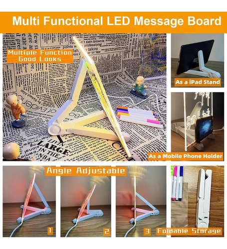 Tablero De Dibujo Para Niños Magic Boards Con Emisores De Lu