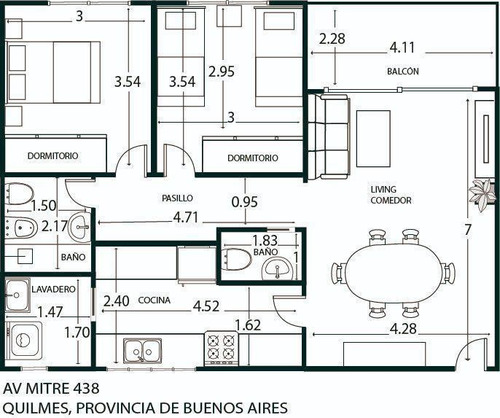 Imagen 3 de 21 de Venta Departamento 3 Ambientes - Balcón Terraza - Cochera - Luminoso - Quilmes