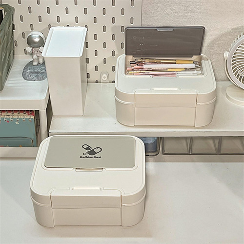 Caja De Papelería De Escritorio Portalápices Versátil