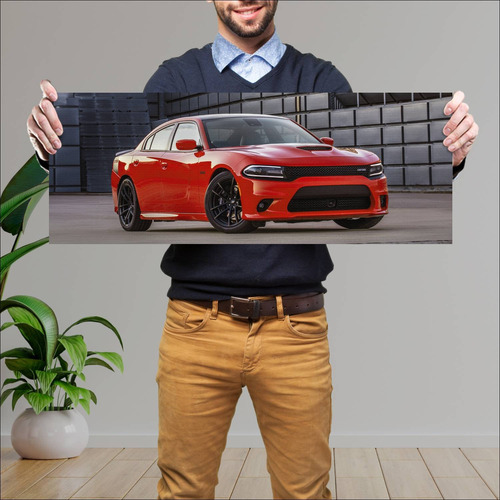 Cuadro 30x80cm Auto 2017 Dodge Charger Daytona 3 114