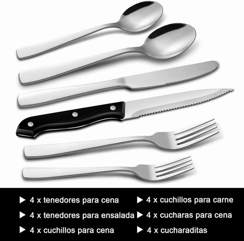 Tenedores de mesa de acero inoxidable cena tenedor pulido de espejo juego de 12 tenedores juego de cubiertos de acero inoxidable para restaurante cocina en casa 