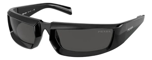 Prada Spr 25y 1ab-5s0 Runway Sunglasses Negro Plata