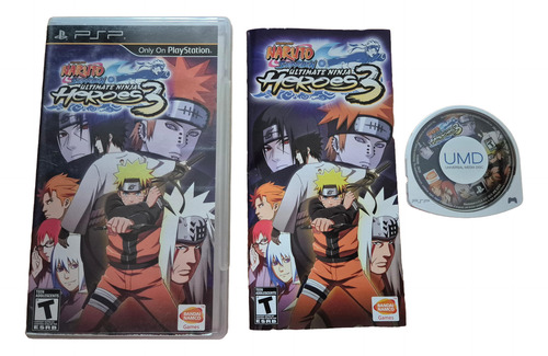 Naruto Shippuden: Ultimate Ninja Heroes 3 Psp (Reacondicionado)
