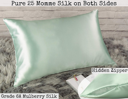 Funda De Almohada De Seda 100% De Seda Celestial Silk Con