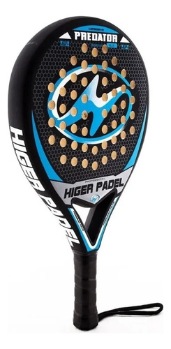 Paleta De Padel Higer Predator Eva Soft Y Fibra De Vidrio