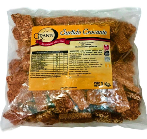 Orann Barrita Surtido Crocante 1kg