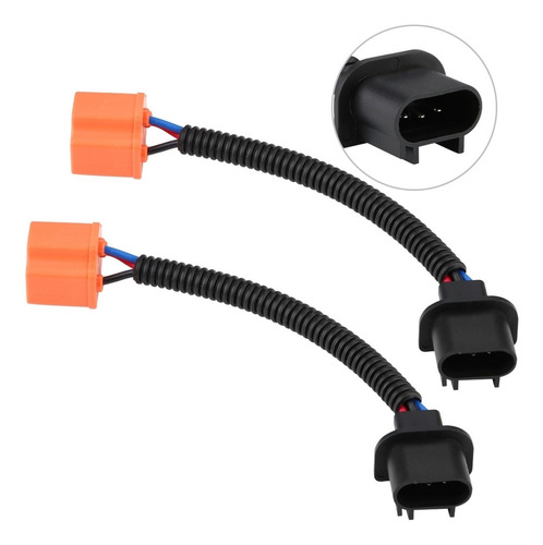 2pcs H13 9008 A H4 9003 Hb2 Adaptador De Conversión De Faros