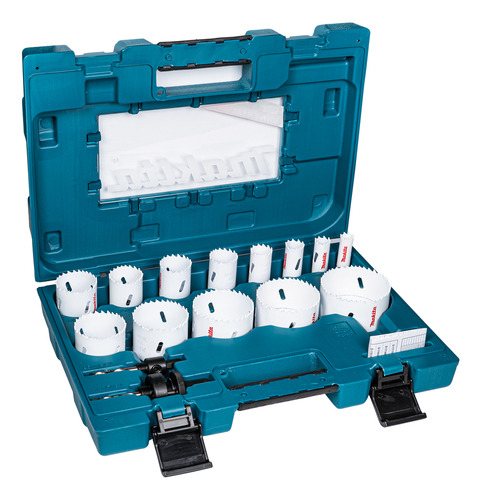 Set Sierras Copas Hss Bim Ø 16 - 76mm 16 Pzas - Makita