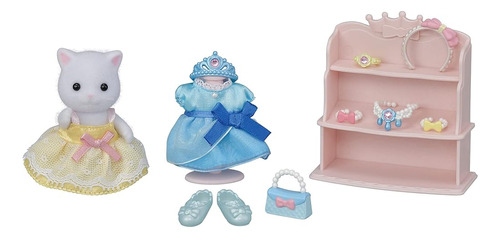 Calico Critters Princess Dress Up Set, Dollhouse Playset Con