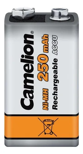 comprar Pila Bateria 9v 250mah Ni-mh Recargable Camelion