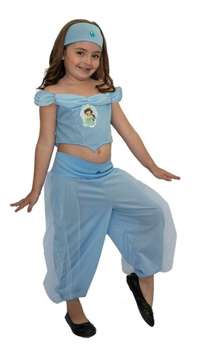 Imagen 1 de 5 de Disfraz Princesa Jaszmin Disney Talle 0, 1 Y 2  New Toys