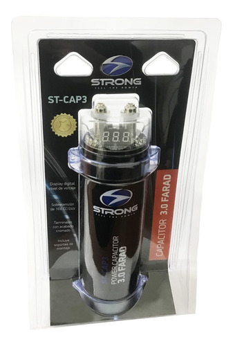 Capacitor Strong De 3.0 Faradios Car Audio 