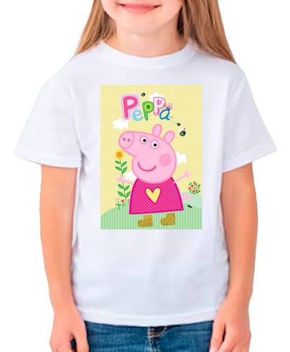 Remera Peppa Pig Aesthetic Unisex