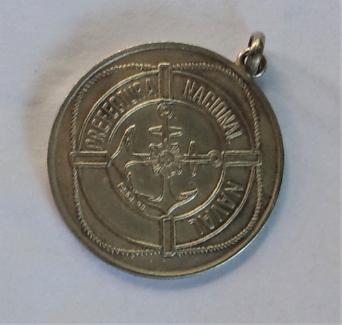 Medalla Antigua Sellada Plata 900